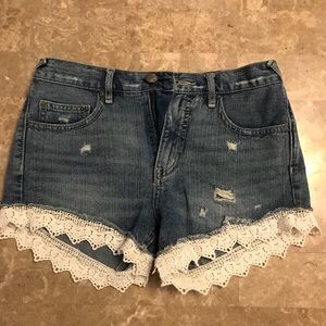 Free People Jean Shorts